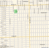 Mapa ��sti centra Chicaga vypad� sp�e jak sou�adnicov� s� (otev�e galerii do nov�ho okna)